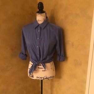 Talbots Blue Button Down